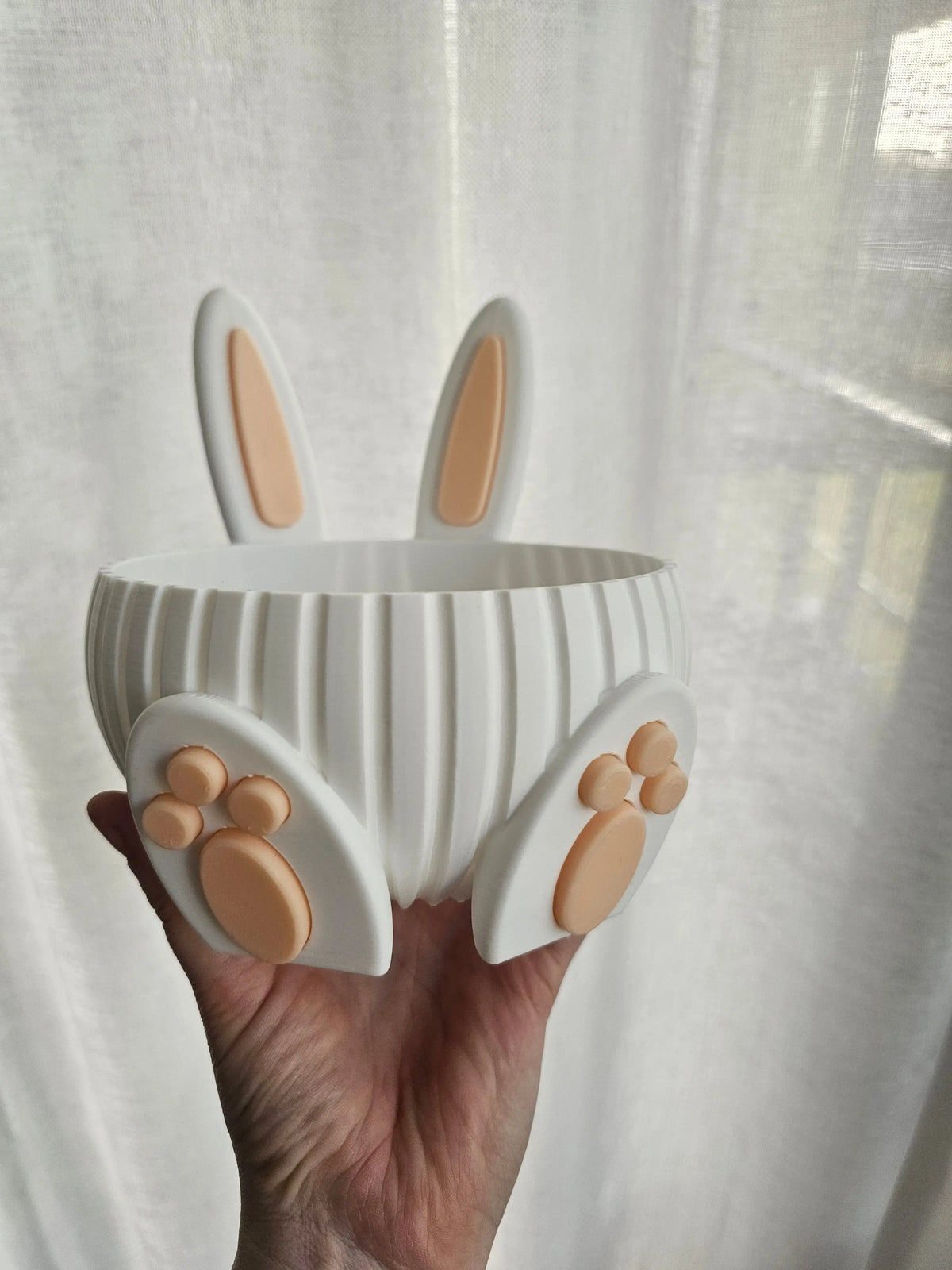 Elegant 3D bunny figurine featured in premium Easter decor collection enhancing festive celebrations