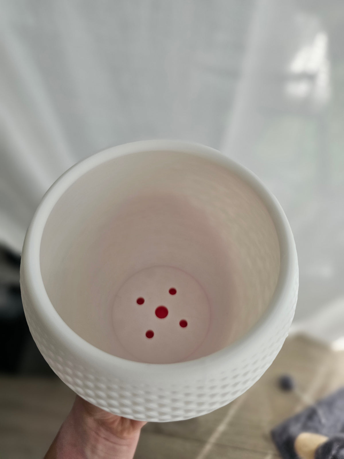 3D Geprinte Diamant Textuur Bloempot