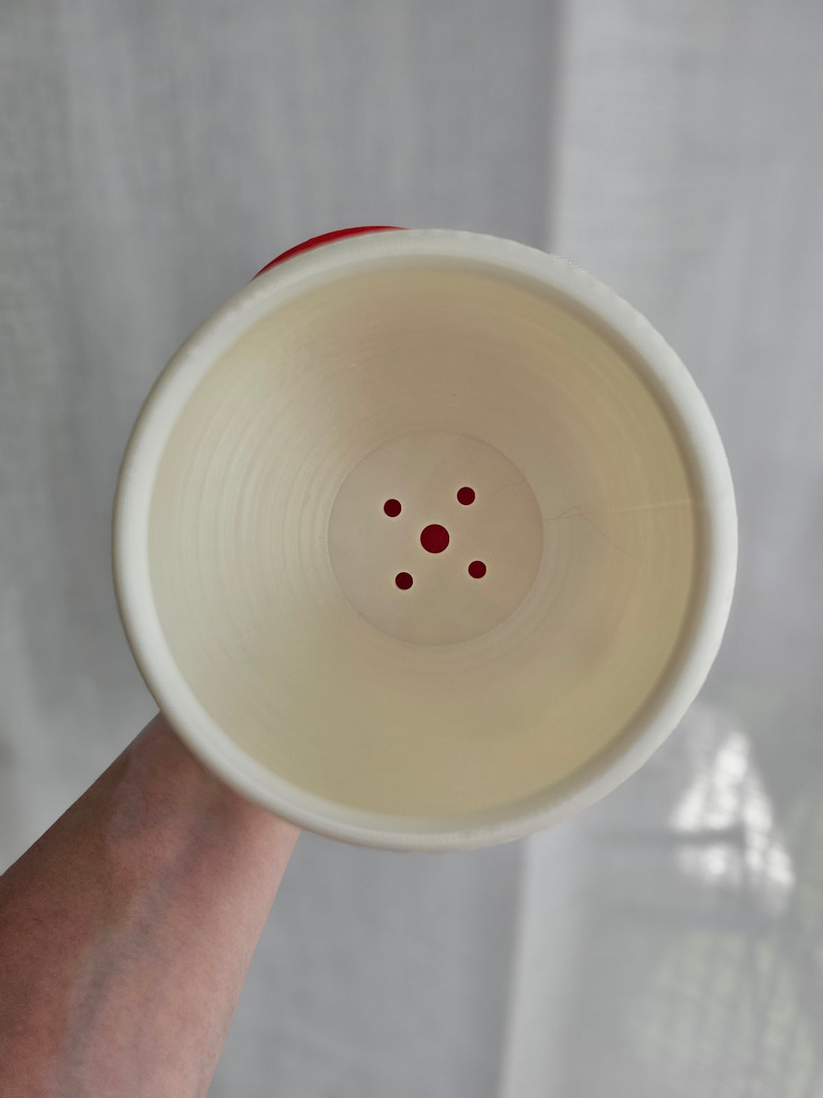 3D Geprinte Diamant Textuur Bloempot
