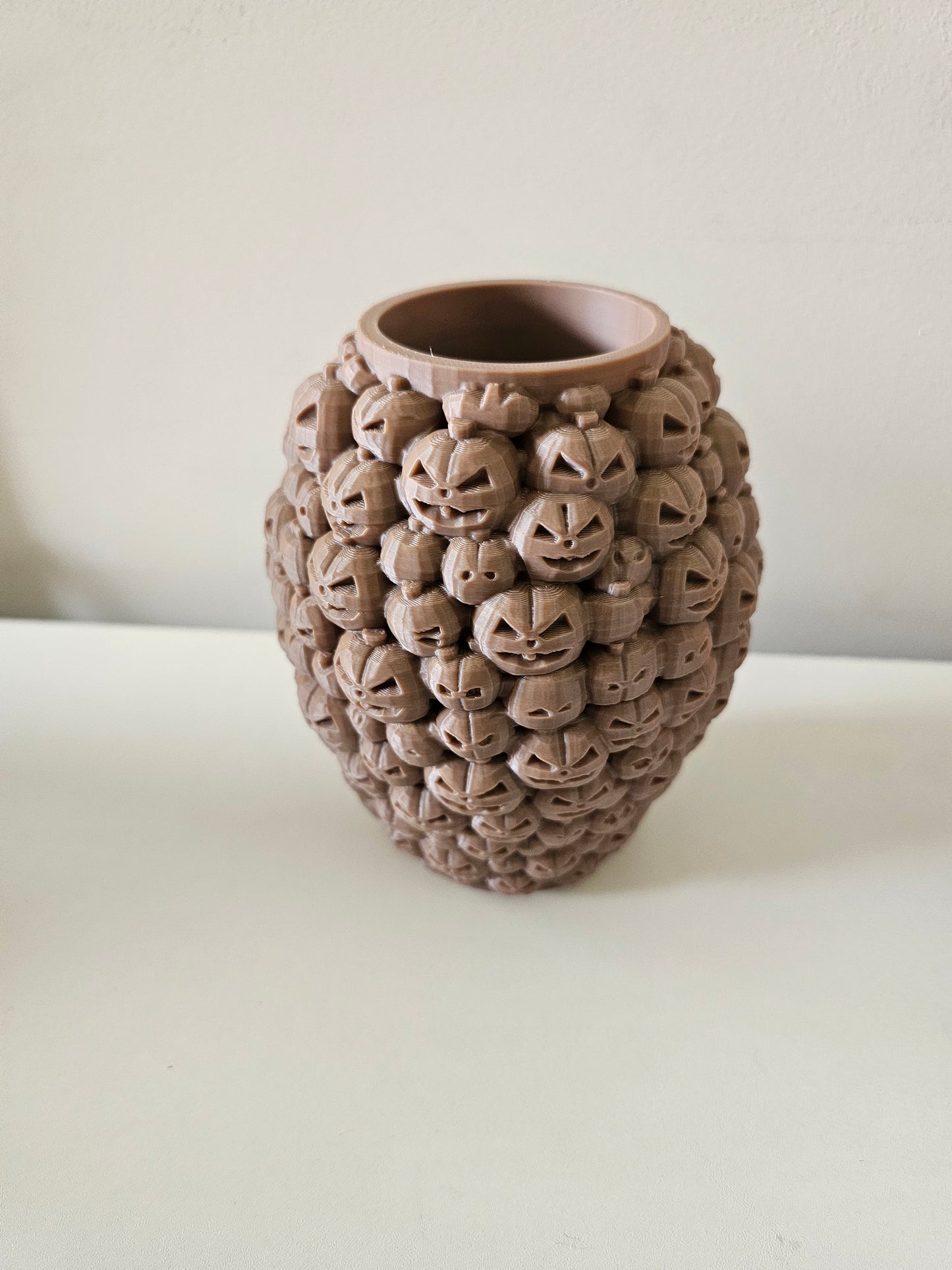3D-geprinte Halloween Pompoen Vaas – Unieke Herfstdecoratie