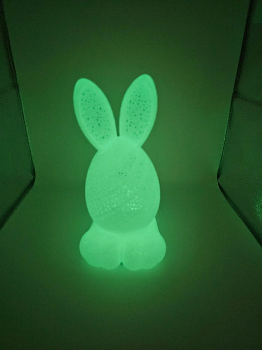 Glowing Bunny – Glow in the Dark Figurine | 3D Printing | Night Decoration - kejsi3dprint