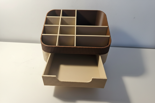 Modular Organizer with Drawer – 3D Printed Home & Office Storage