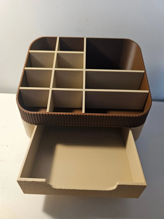 Modular organizer with a drawer – a stylish container for home and office | 3D printing - kejsi3dprint