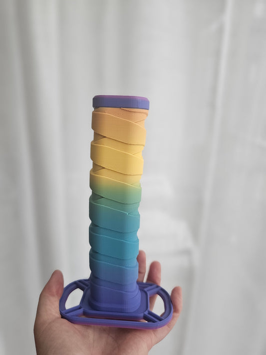 Rainbow Katana – 3D Printed Folding Toy Sword | Kids Cosplay & Play Accessory