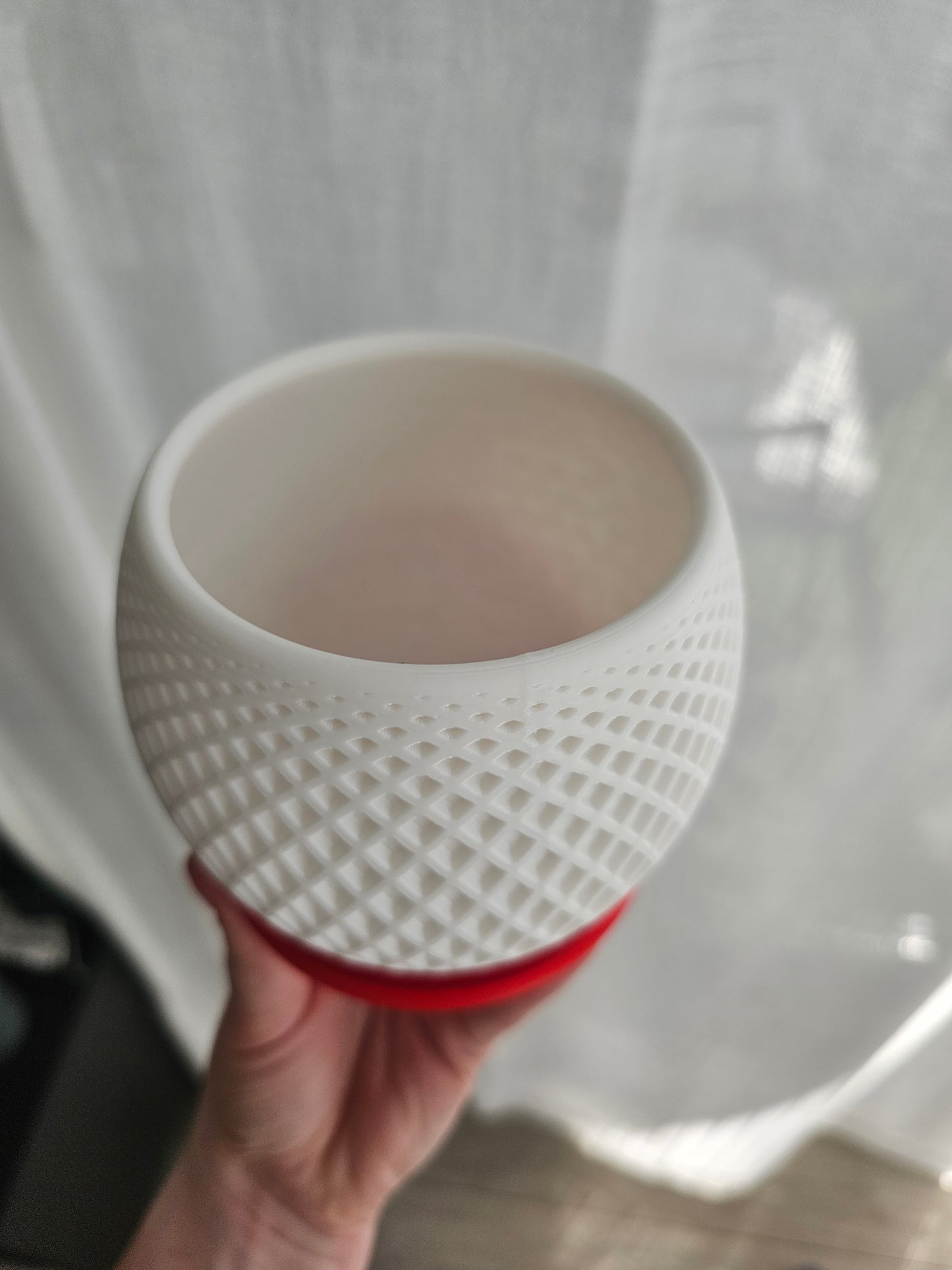 3D Printed Diamond Texture Planter