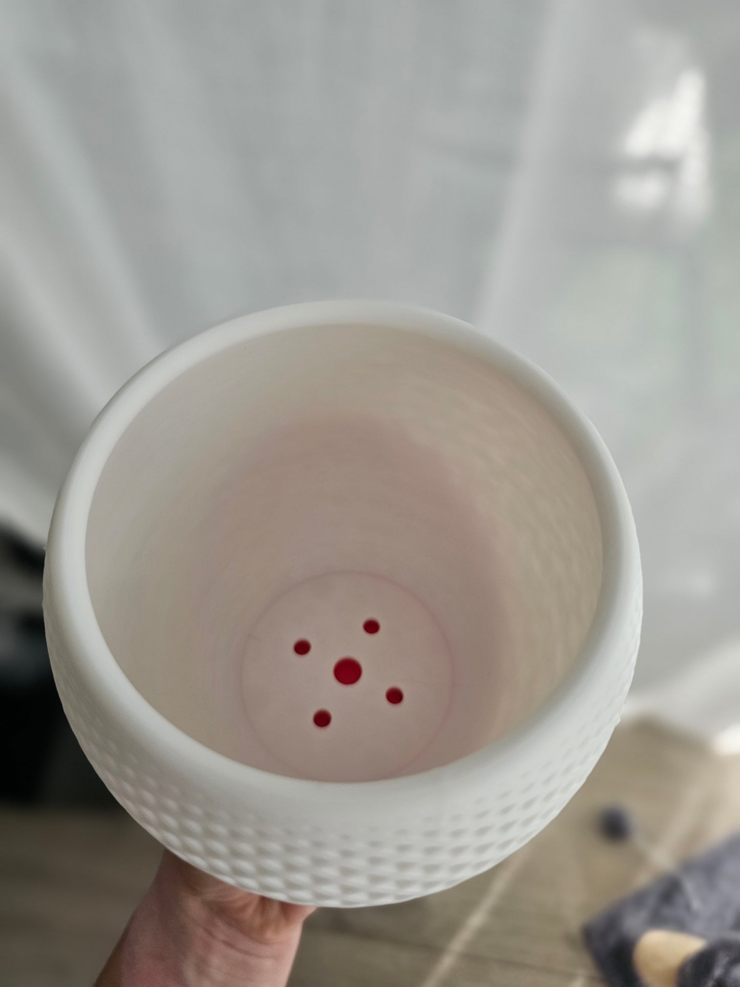 3D Printed Diamond Texture Planter