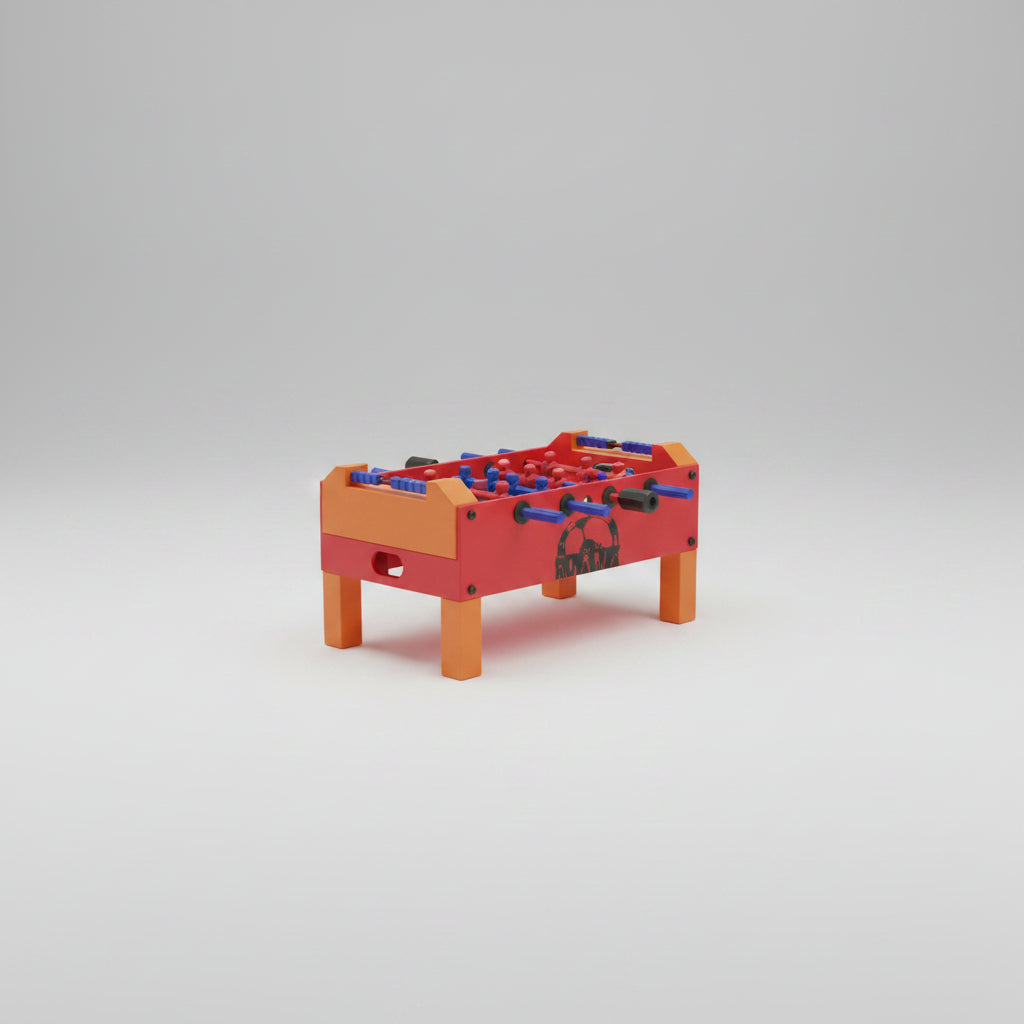 3D Printed Mini Foosball Table – Tabletop Soccer Game