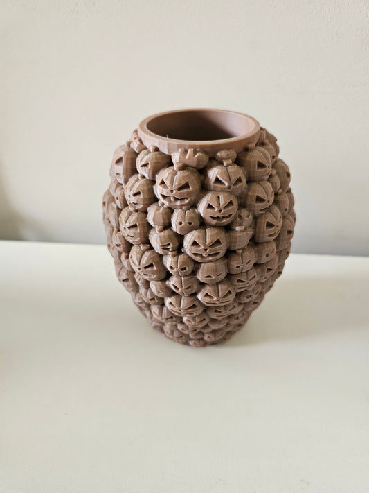 3D-geprinte Halloween Pompoen Vaas – Unieke Herfstdecoratie