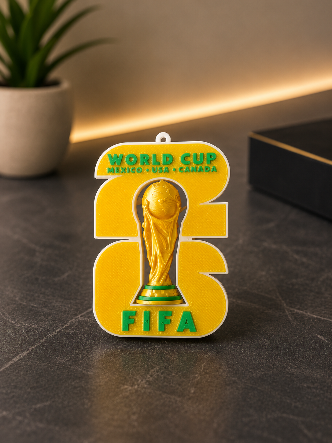 FIFA World Cup 2026 Ornament – 3D Printed Pendant Mexico USA Canada