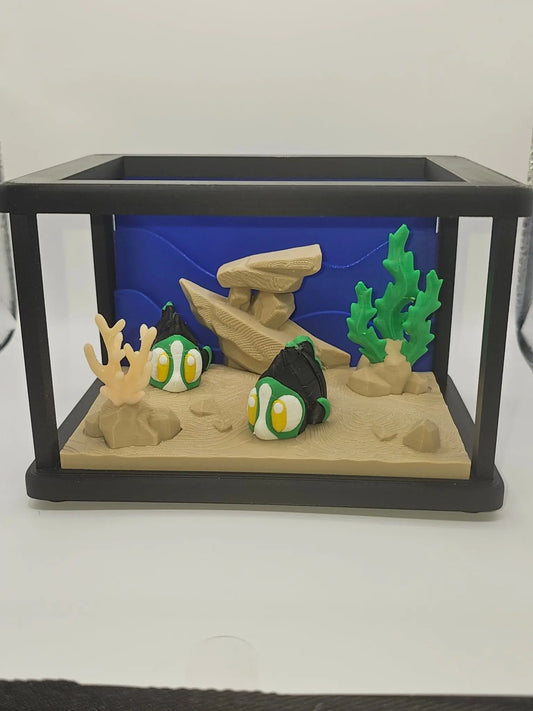 Aquarium with fish - kejsi3dprint