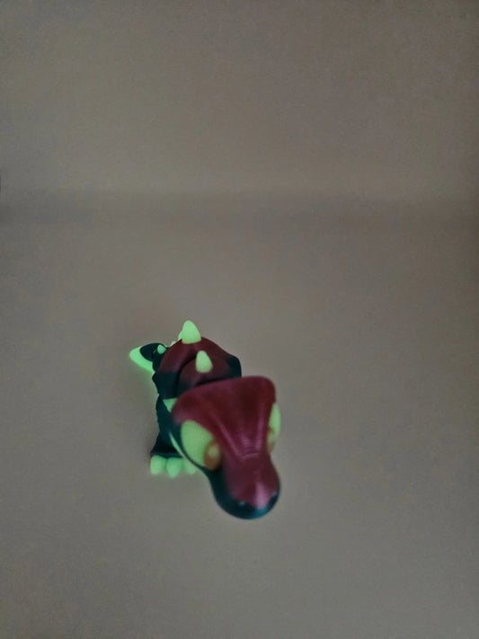 Flexi Tyrannosaurus Rex Glow in the Dark - kejsi3dprint