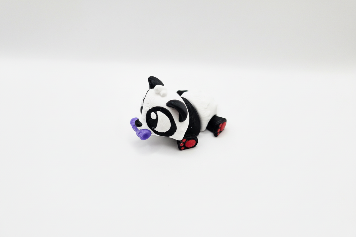 Mini Flexi Panda – Articulated 3D Printed Fidget Figurine