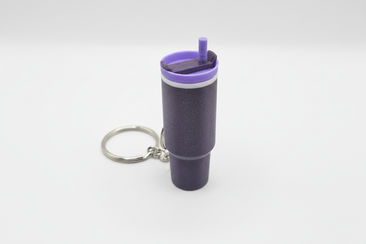 Tumbler-Style Keychain Container – 3D Printed EDC Accessory