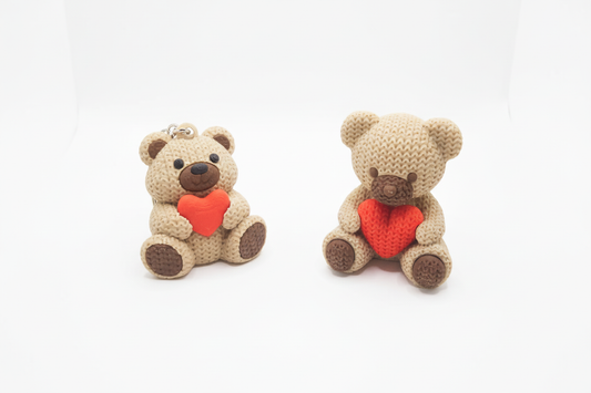 Bear Keychain – 3D Printed Eco-Friendly Accessory
