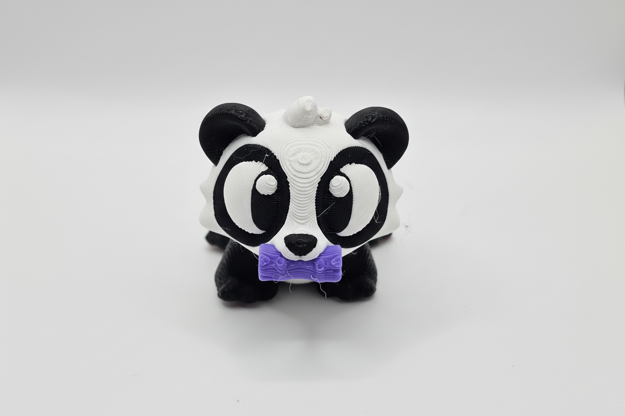 Mini Flexi Panda – Articulated 3D Printed Fidget Figurine