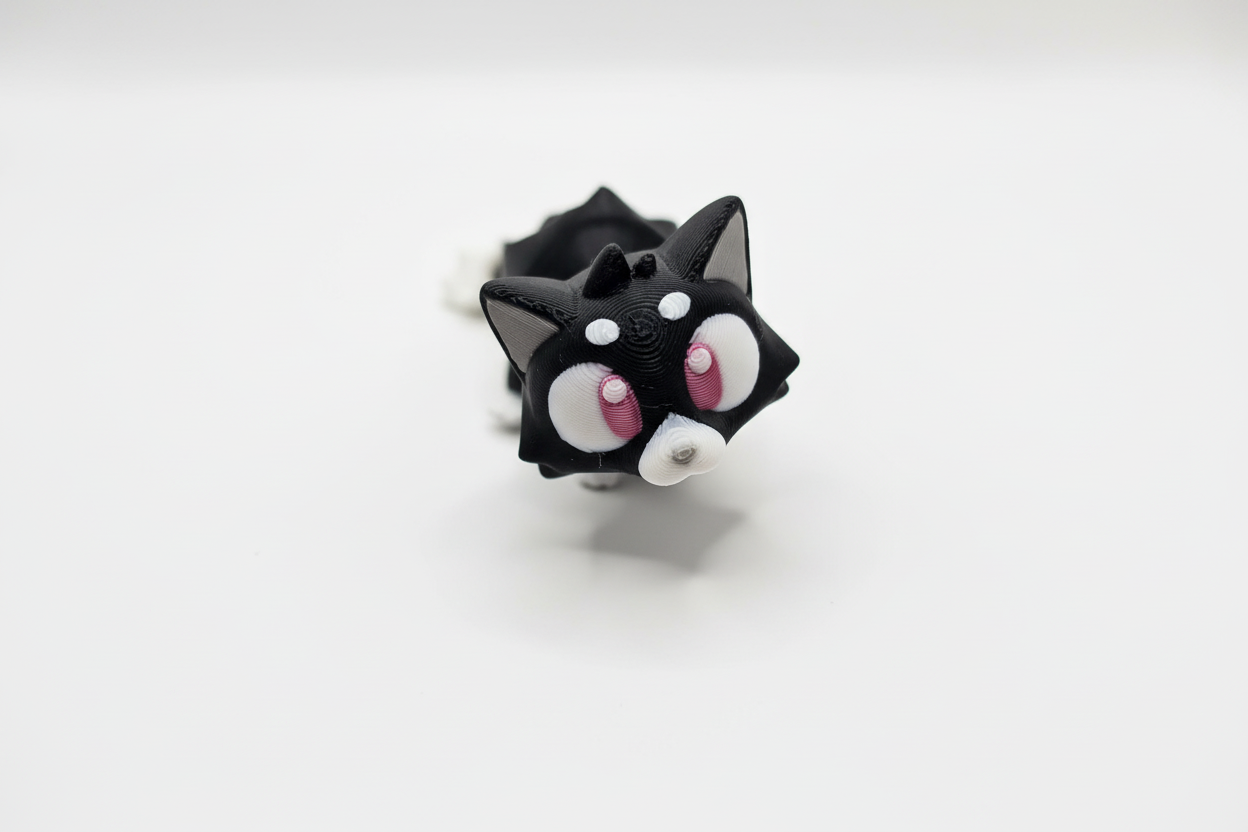 Flexi Cat – Articulated 3D Printed Fidget Figurine