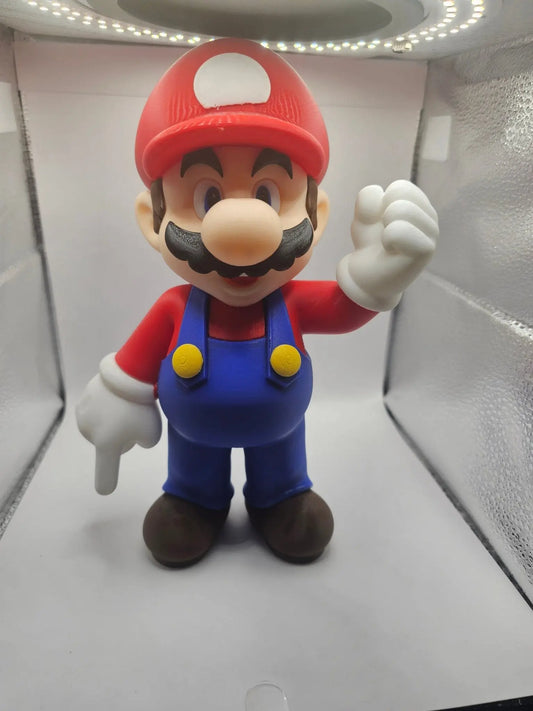 Mario 3D figurine 22 cm– the perfect decoration for a gaming fan - kejsi3dprint
