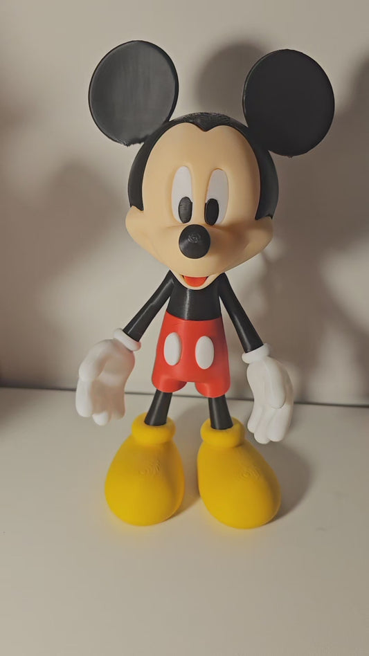 Mickey Mouse inspired figurine – 3D printed | Classic style | 22cm