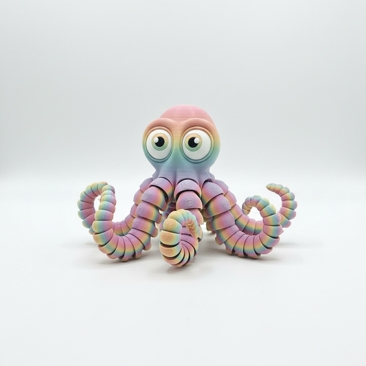 Rainbow Flexi Octopus