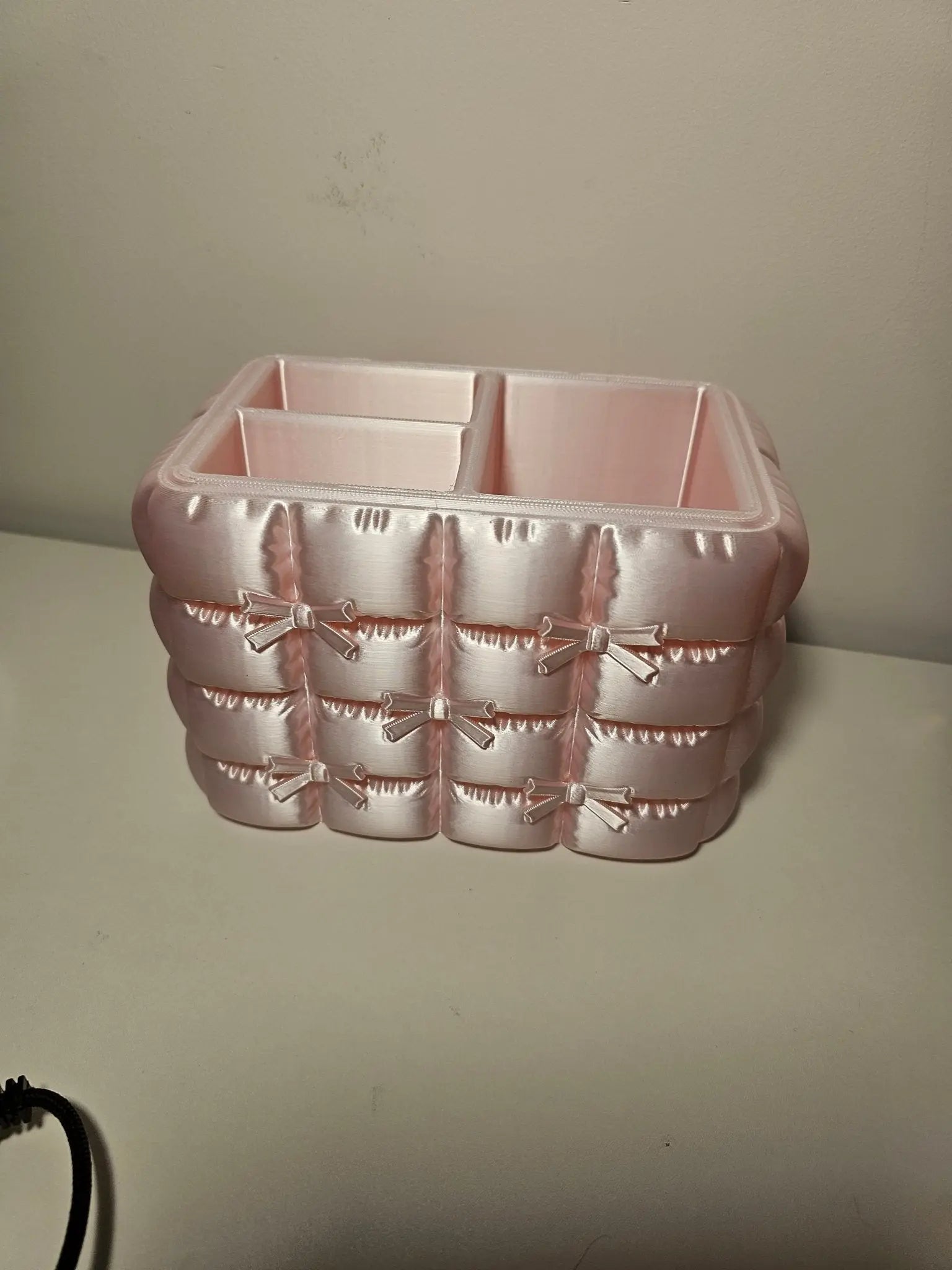 Stylish Organizer With a soft, quilted design and a subtle, satin sheen. - kejsi3dprint