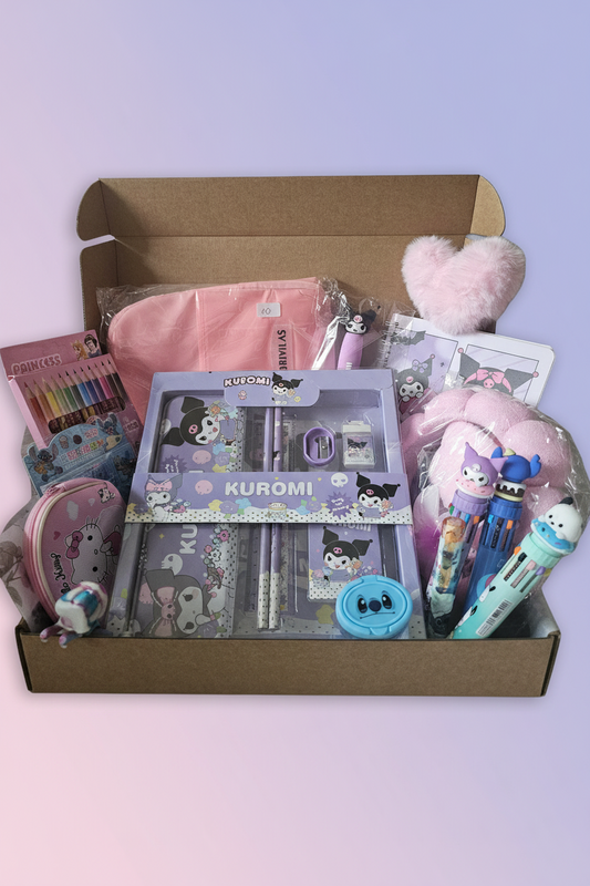 Explore our Mystery Box filled with essential School Supplies to enhance your educational experience efficiently.